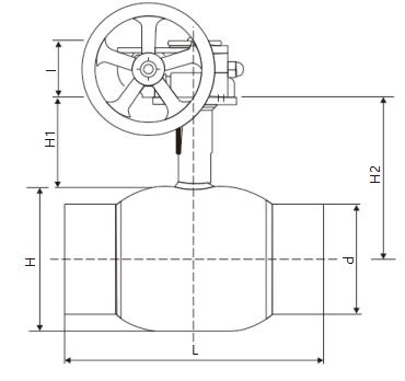 球型全焊接球閥(圖1)