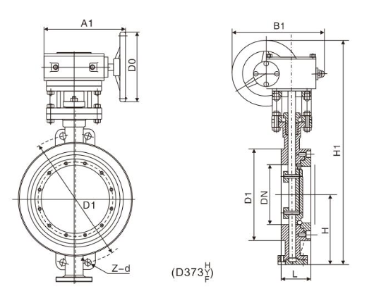 雙向壓對夾蝶閥(圖1)